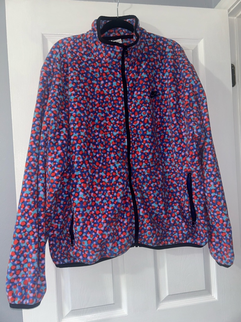 Nike Polka Dot Fleece Zip Up